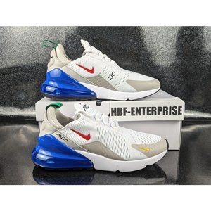 Nike Air Max 270 White Game Royal 2022 Men's Size 8 Women's Size 9.5 NIB
